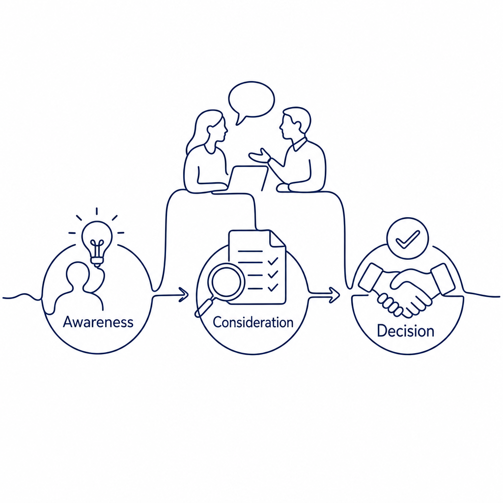 Increasingly complex B2B decision process