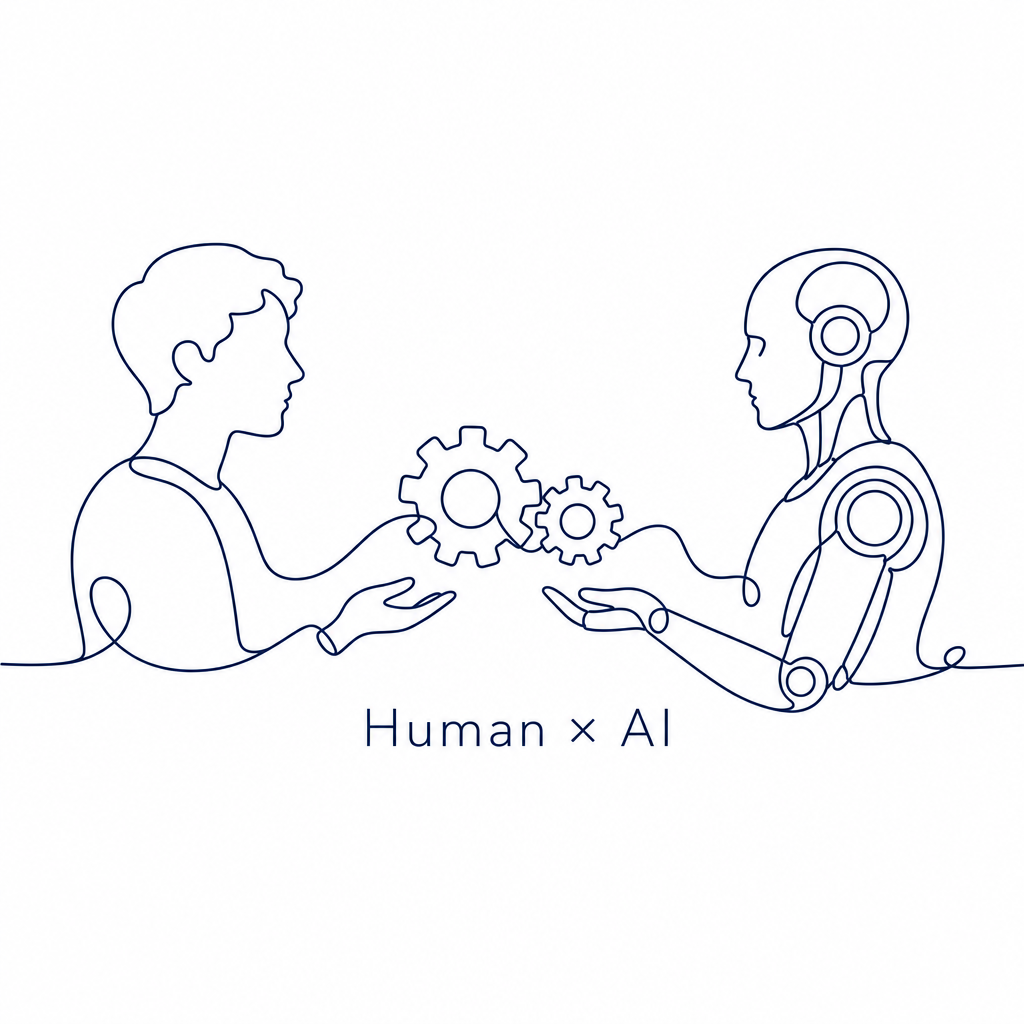 Human and AI division of roles